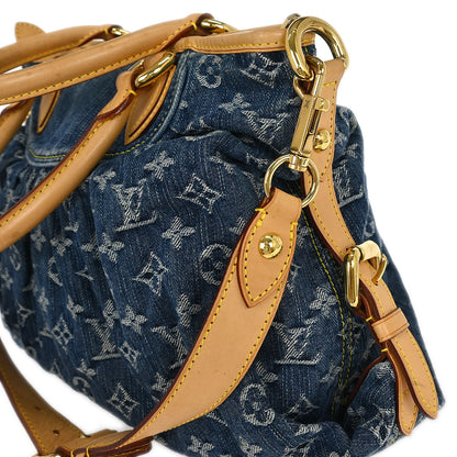 Louis Vuitton Monogram Denim Neo Cabby MM 2way Tote Handbag M95349