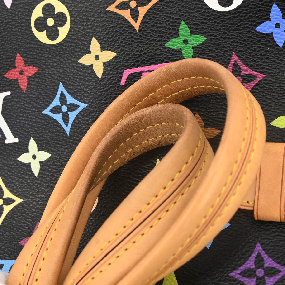 Louis Vuitton 2010 Black Monogram Multicolor Claudia Handbag M40194