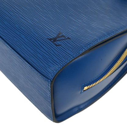 Louis Vuitton 1998 Blue Epi Pont Neuf Handbag M52055