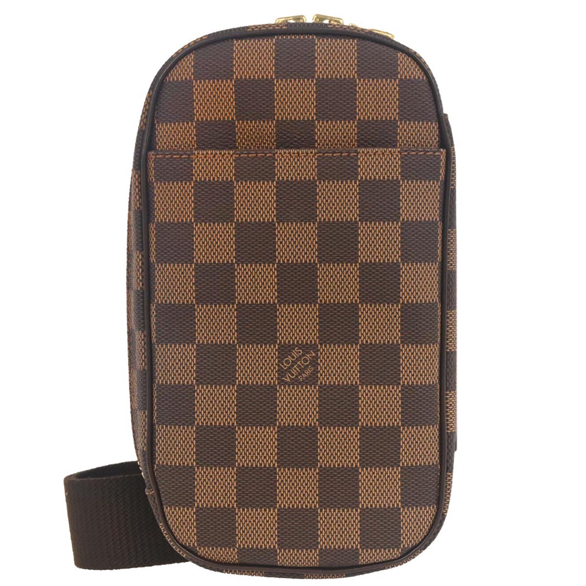 Louis Vuitton 2009 Damier Pochette Gange Body Bum Bag N48048