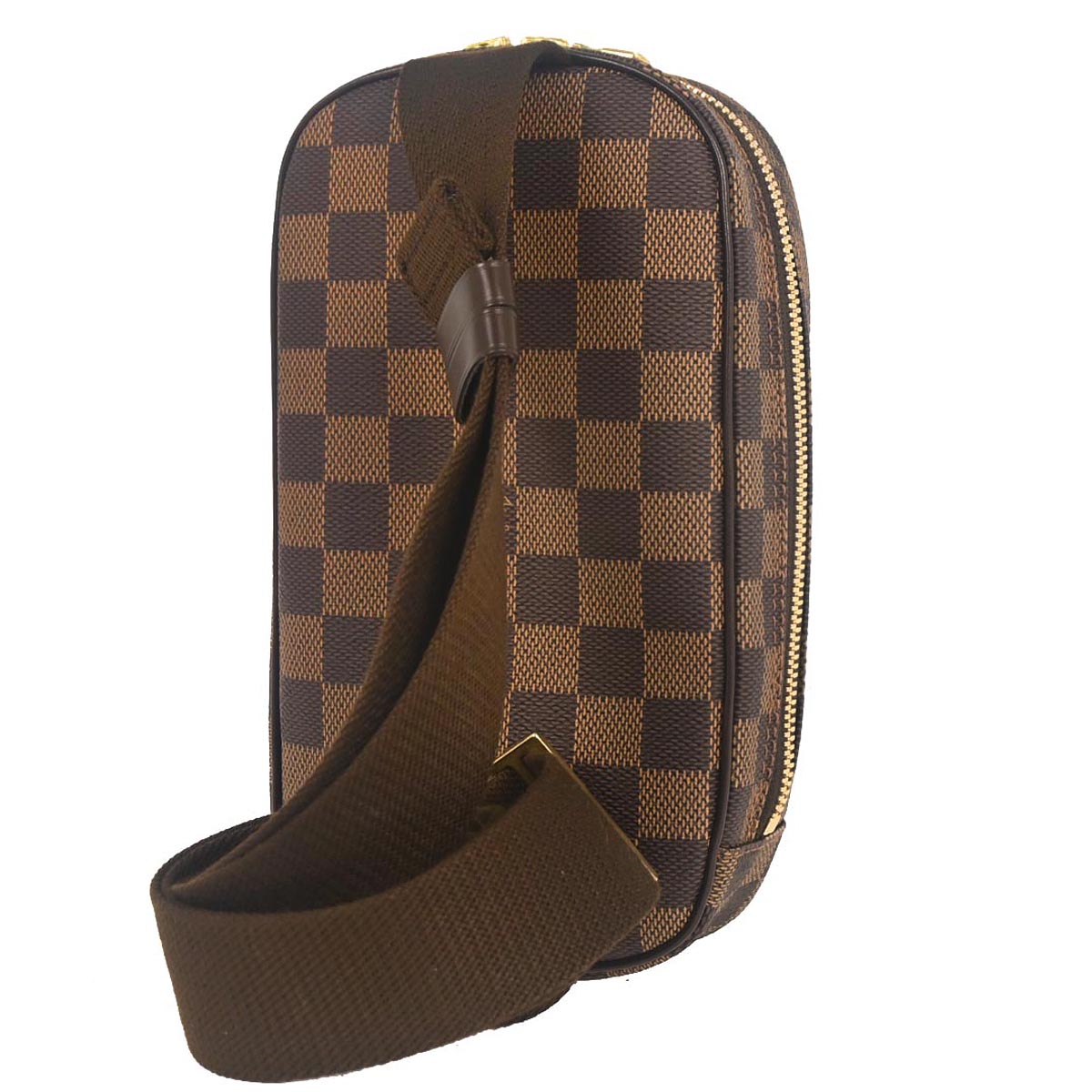 Louis Vuitton 2009 Damier Pochette Gange Body Bum Bag N48048
