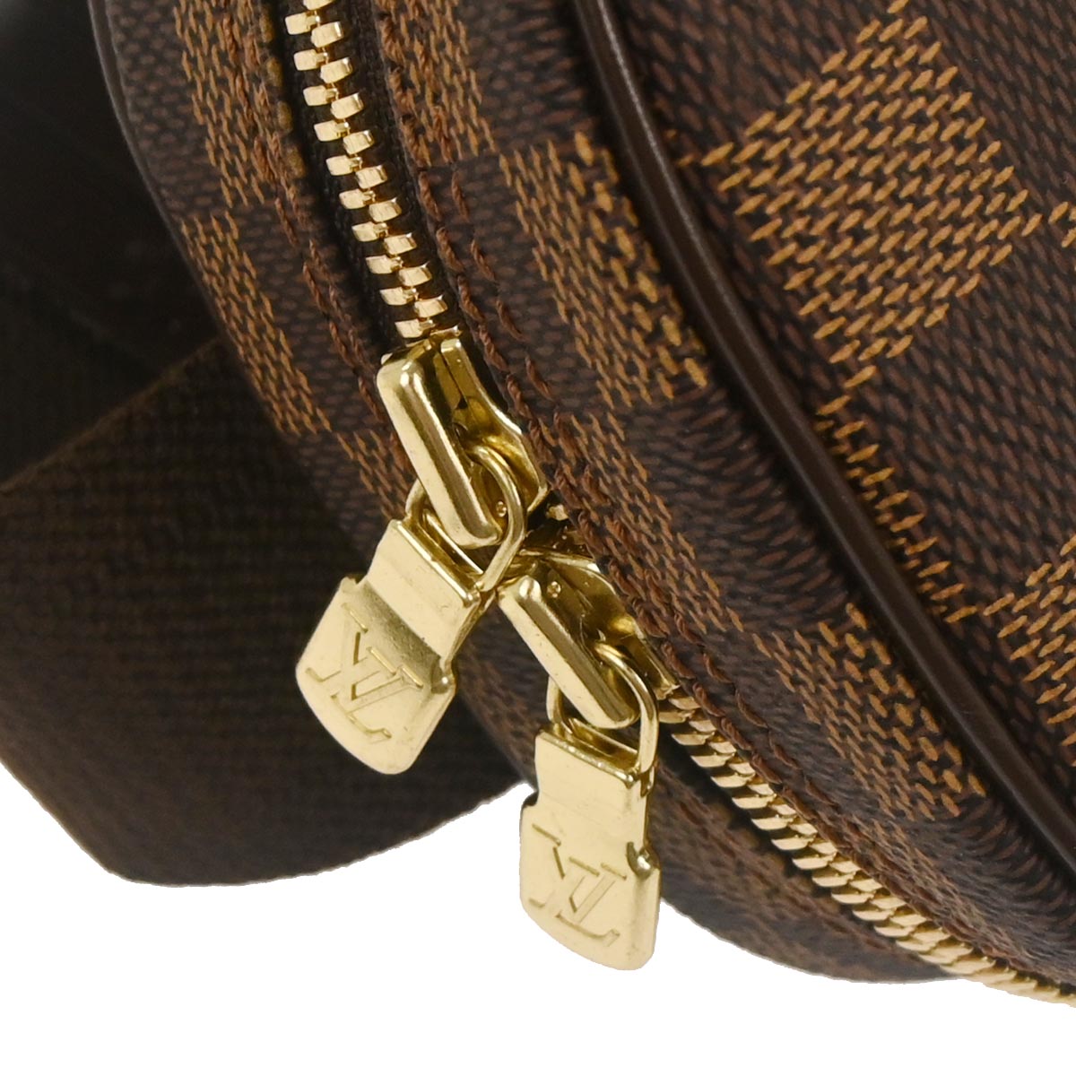 Louis Vuitton 2009 Damier Pochette Gange Body Bum Bag N48048