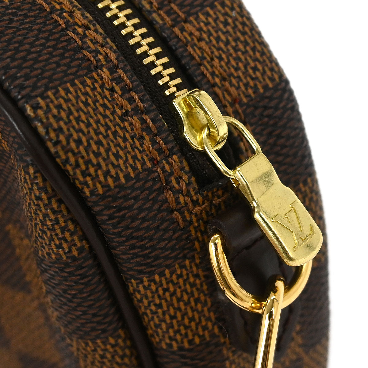 Louis Vuitton 2004 Damier Pochette Ipanema Shoulder Bag N51296