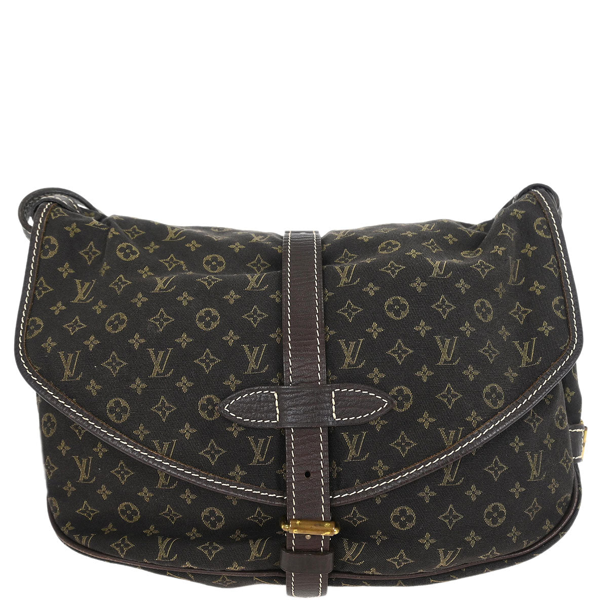Louis Vuitton 2009 Monogram Mini Lin Saumur 30 Shoulder Bag M95227