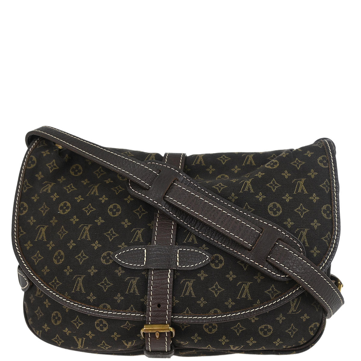 Louis Vuitton 2009 Monogram Mini Lin Saumur 30 Shoulder Bag M95227