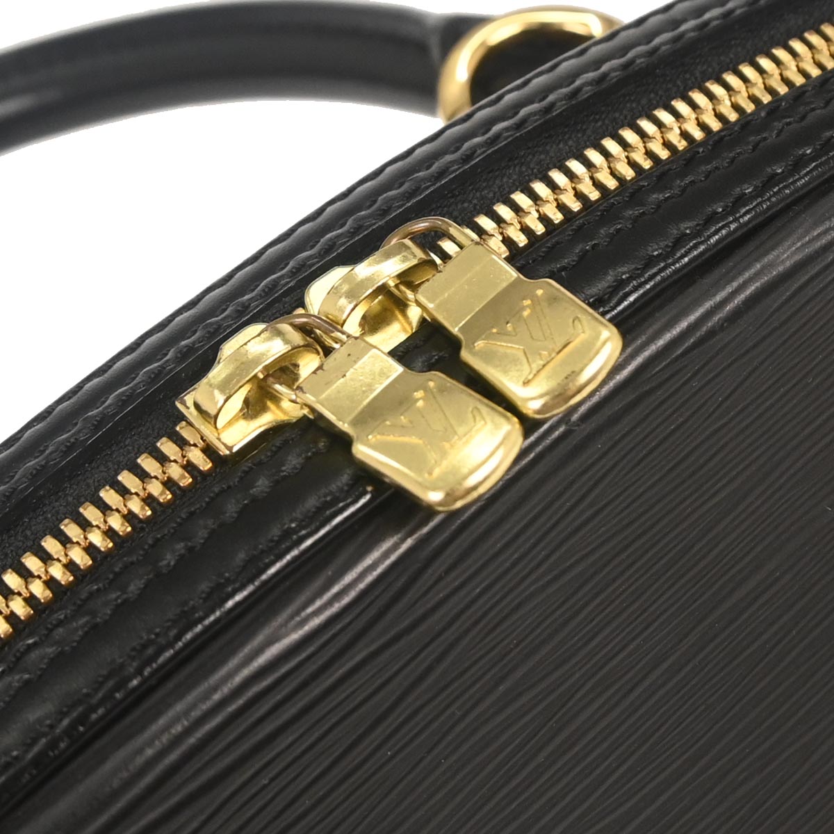 Louis Vuitton 2003 Black Epi Jasmin Handbag M52082