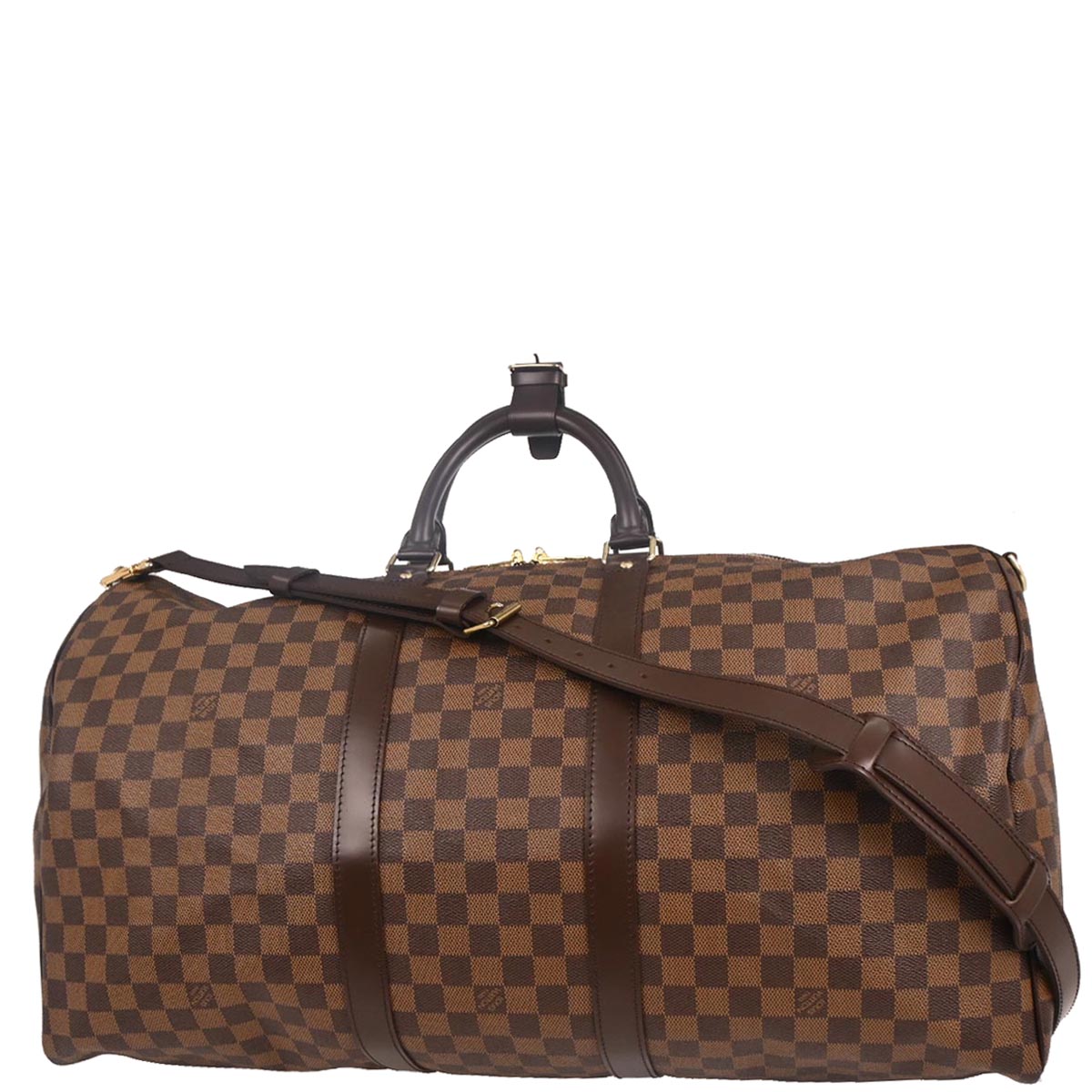Louis Vuitton 2006 Damier Keepall Bandouliere 55 Duffle Bag N41414