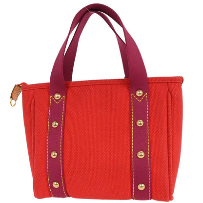 Louis Vuitton 2005 Red Purple Antigua Cabas PM Tote Bag M40037