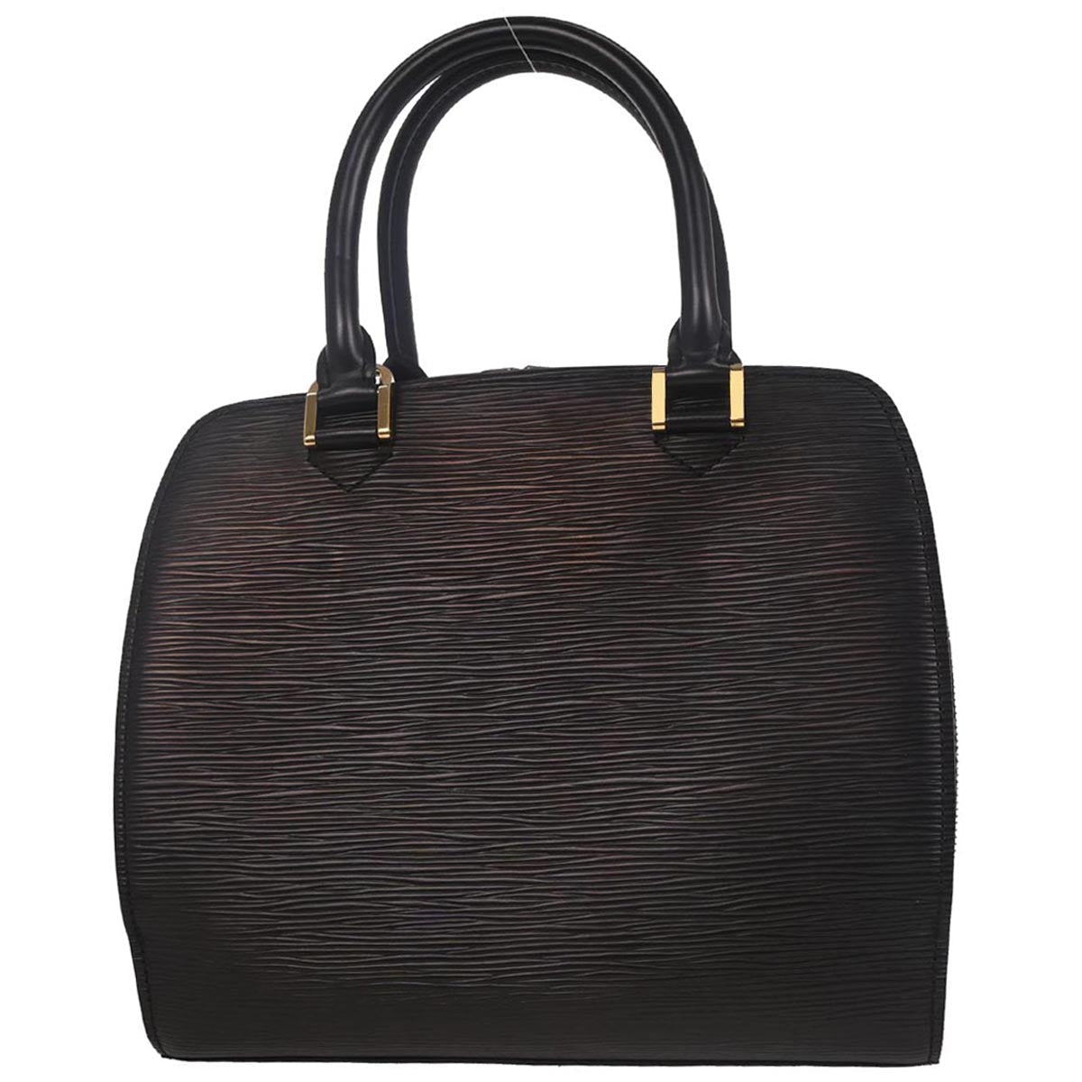 Louis Vuitton 2000 Black Epi Pont Neuf Handbag M52052
