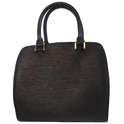 Louis Vuitton 2000 Black Epi Pont Neuf Handbag M52052