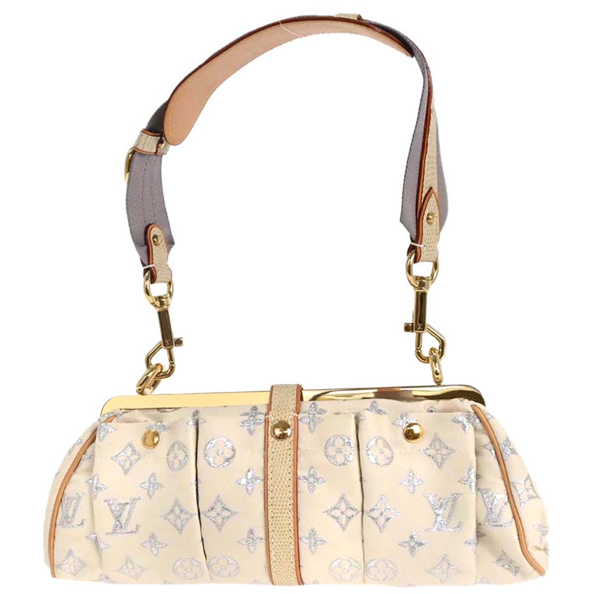 Louis Vuitton 2005 Lizard Monogram Pastel Handbag M95033