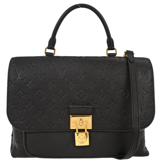 Louis Vuitton Black Monogram Empreinte Marignan Handbag M44544