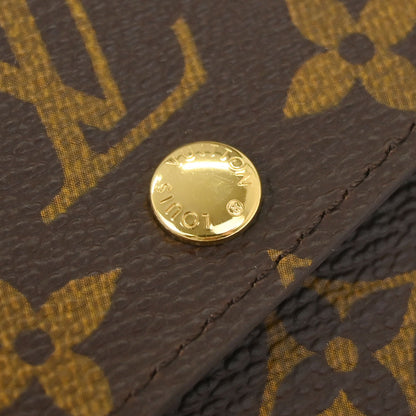 Louis Vuitton 2010 Monogram Porte Monnaie Plat Coin Case Wallet M61930