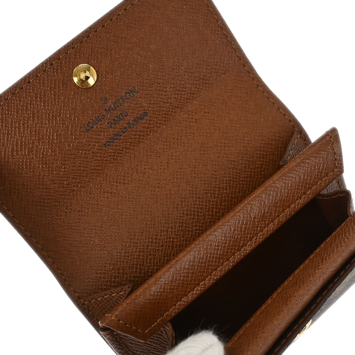 Louis Vuitton 2010 Monogram Porte Monnaie Plat Coin Case Wallet M61930
