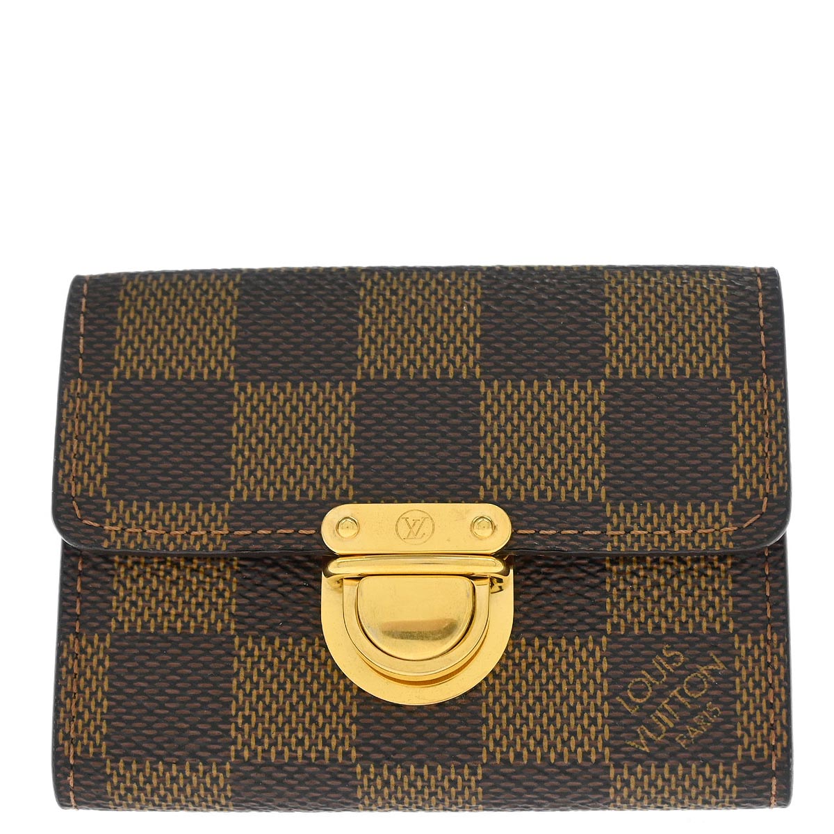 Louis Vuitton 2005 Damier Porte Monnaie Koala Coin Purse N60004