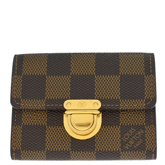 Louis Vuitton 2005 Damier Porte Monnaie Koala Coin Purse N60004