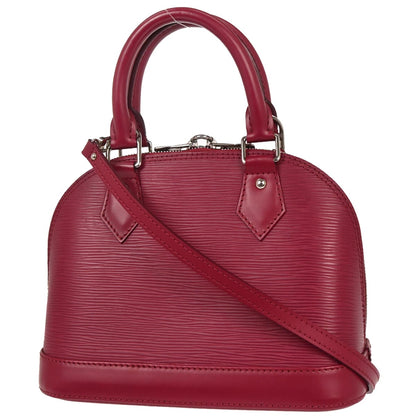 Louis Vuitton Pink Epi Alma BB 2way Shoulder Handbag M40851