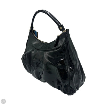 Gucci Patent Leather Abbey Luxury Designer Hobo Handbag