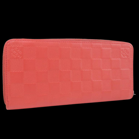 Louis Vuitton Red Leather Zippy wallet wallet accessories