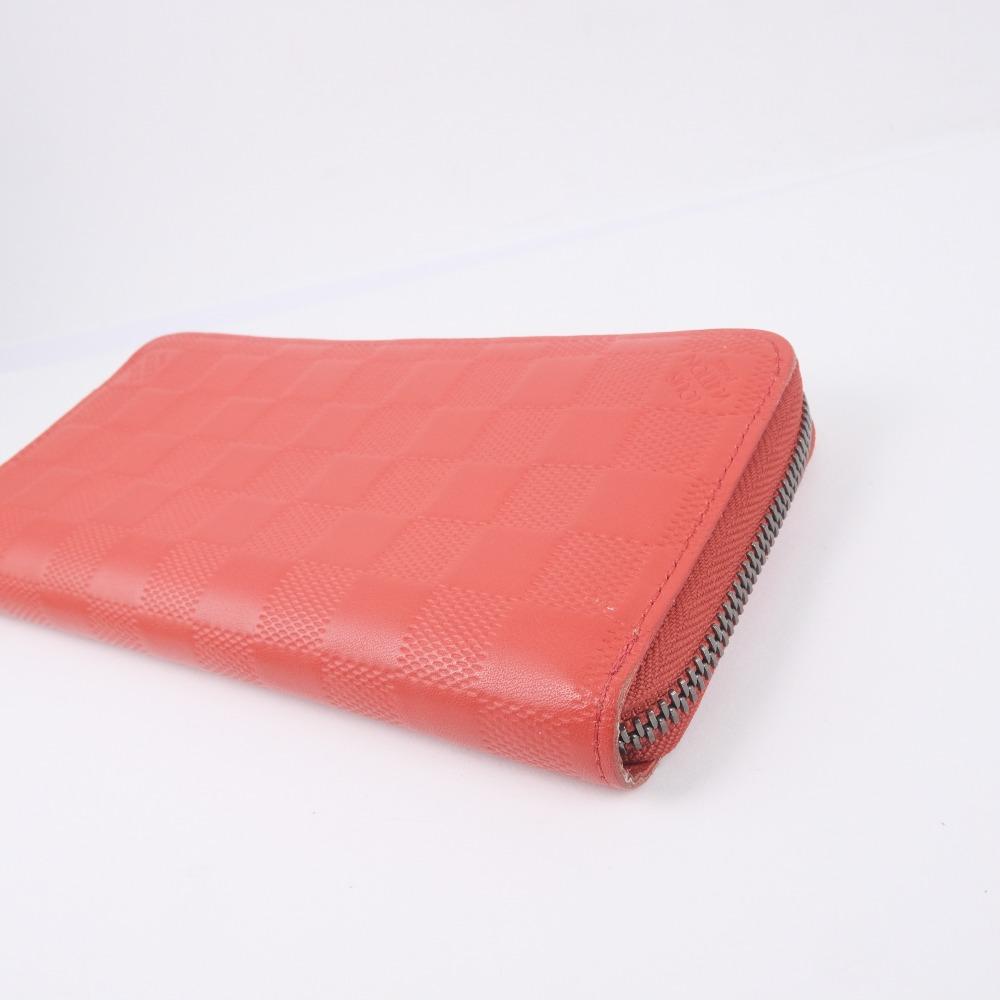 Louis Vuitton Red Leather Zippy wallet wallet accessories