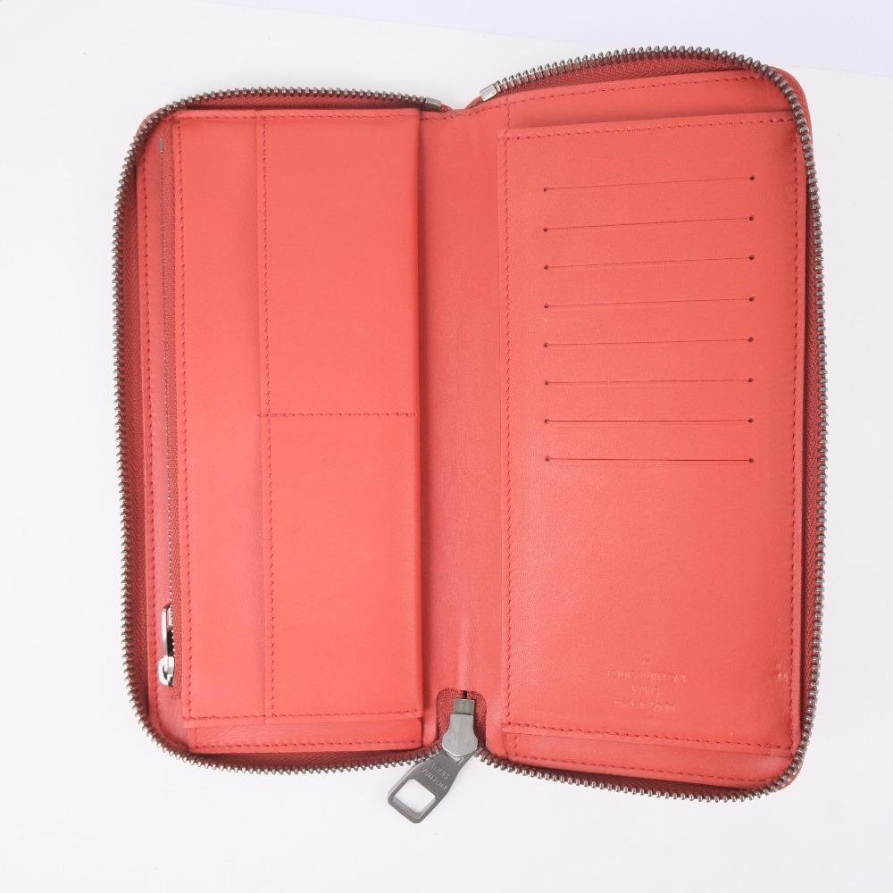 Louis Vuitton Red Leather Zippy wallet wallet accessories