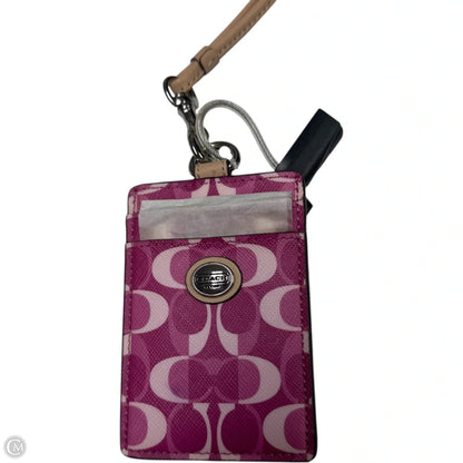 Lanyard Designer By Coach, Size: Medium