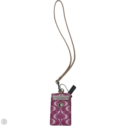 Lanyard Designer By Coach, Size: Medium