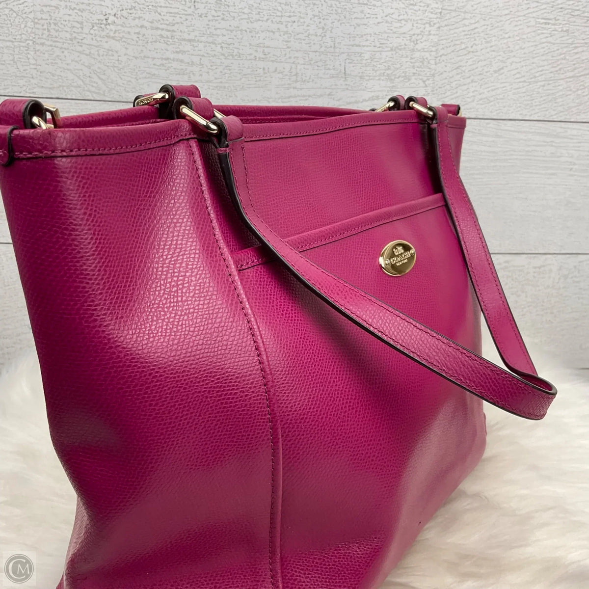 Handbag Designer By Coach, Size: Large