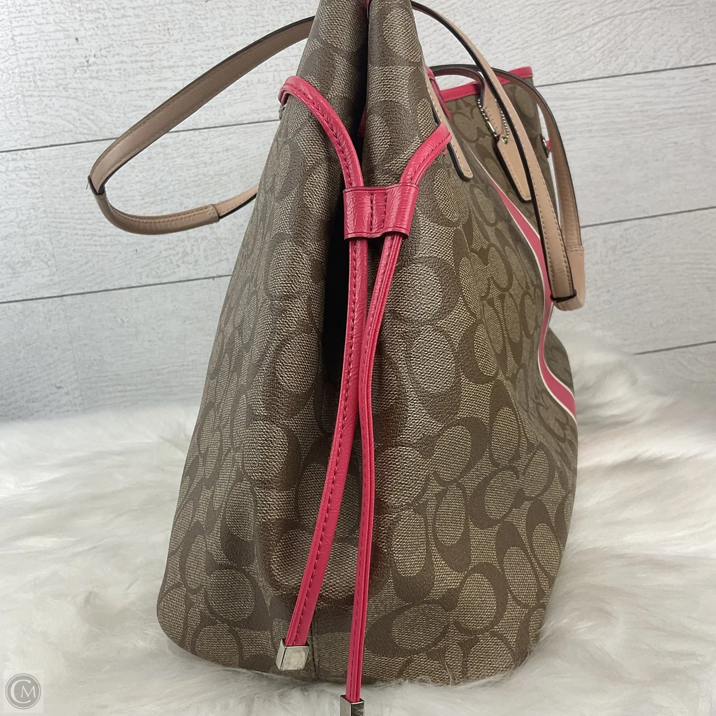 Handbag Designer By Coach, Size: Medium