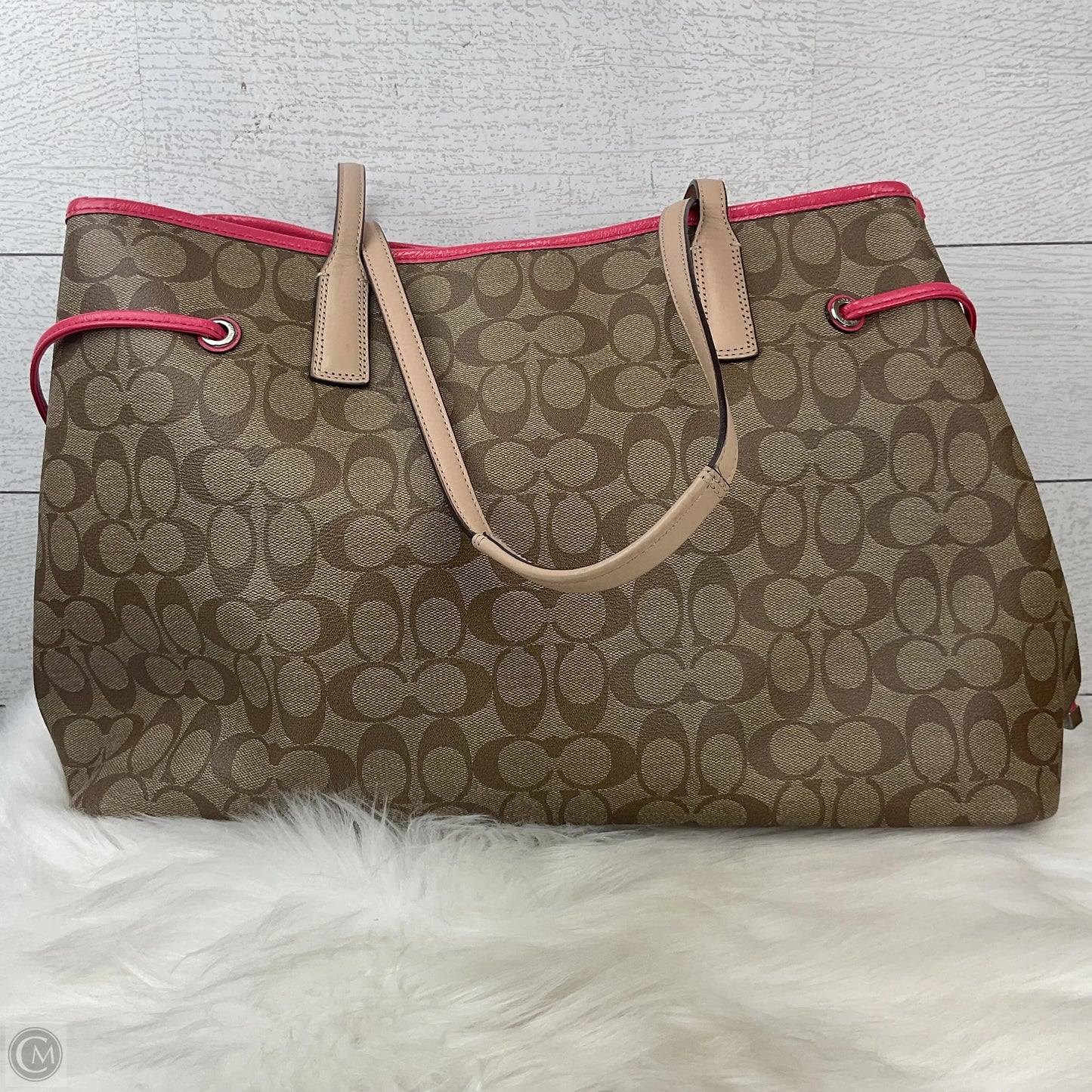 Handbag Designer By Coach, Size: Medium