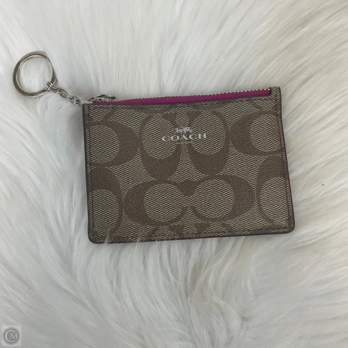 Coin Purse Designer By Coach, Size: Small