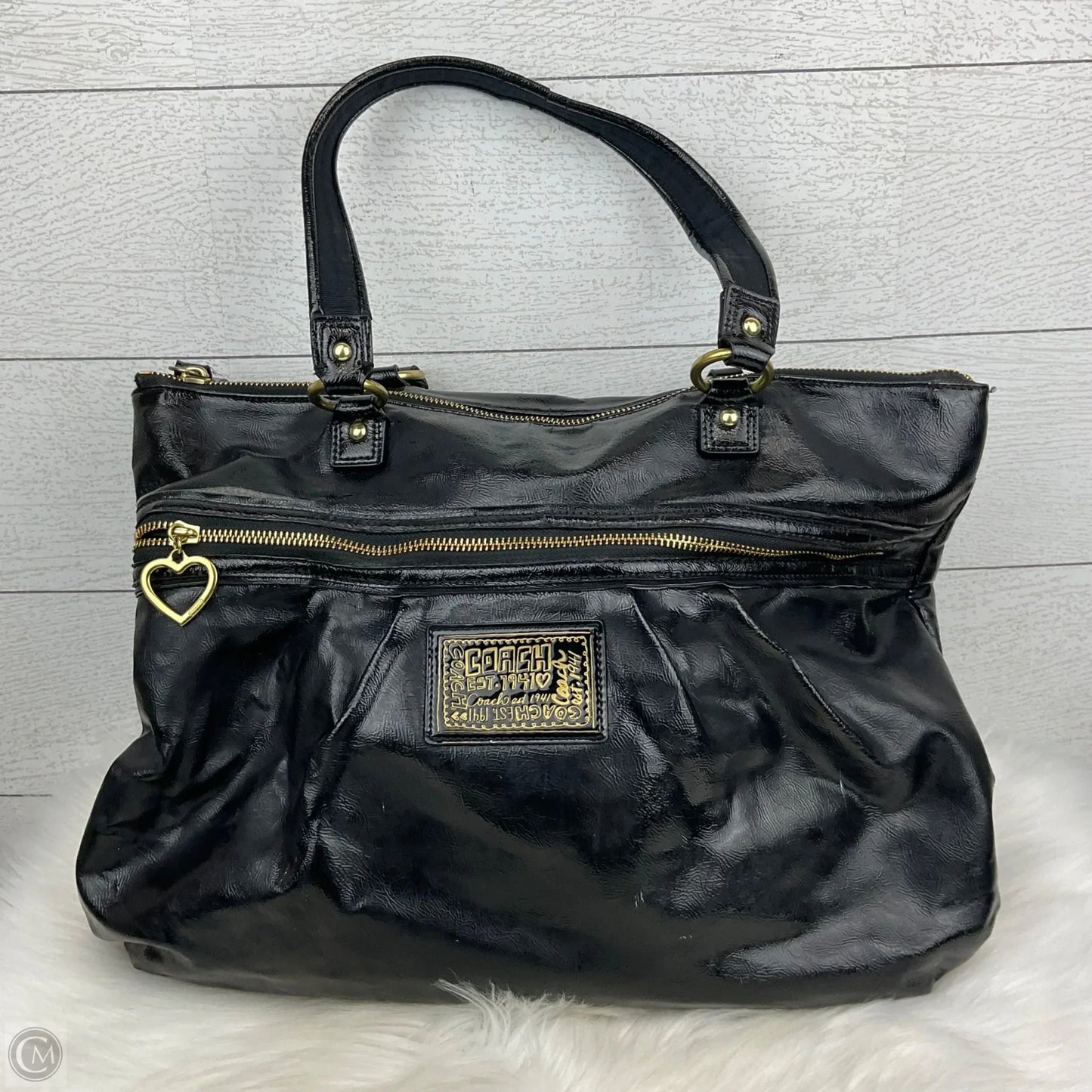 Handbag Designer By Coach, Size: Large