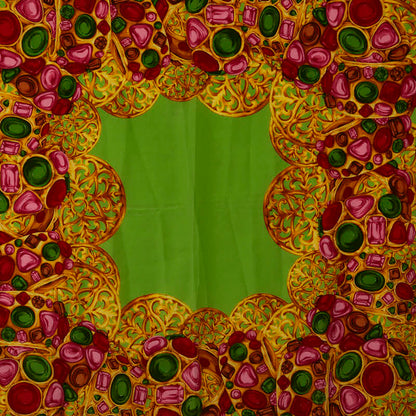 Chanel Jewelry Motif carf Green Multicolor Silk  Chanel (Ginestapo, )