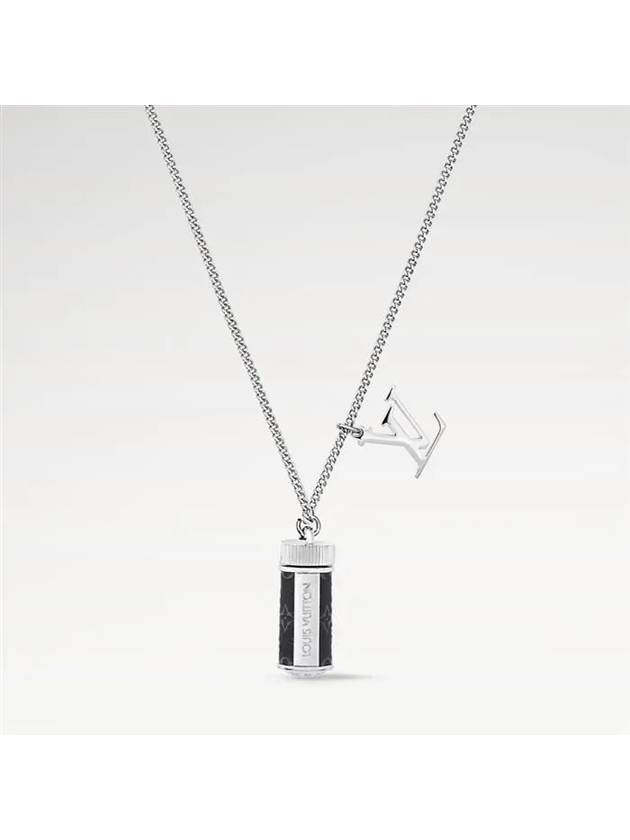 Louis Vuitton Monogram Eclipse Charm Necklace M63641