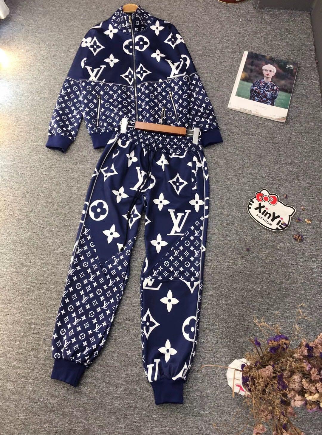 Louis Vuitton Tracksuit (reflective in the dark)