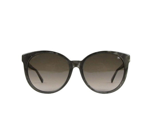 Gucci Women's ivory  Acetate Round Sunglasses GG Logo