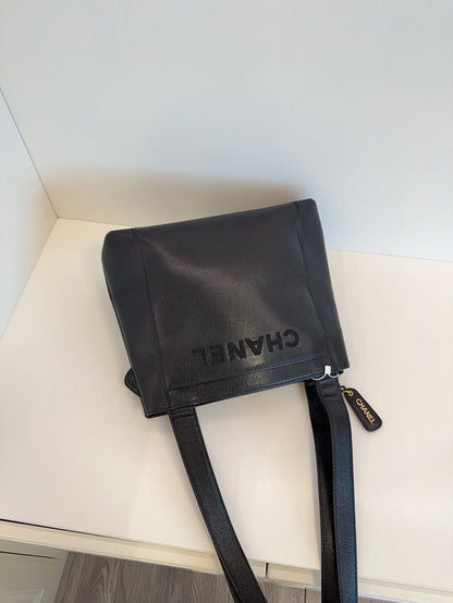 Vintage Chanel bag black Caviar leather **cm