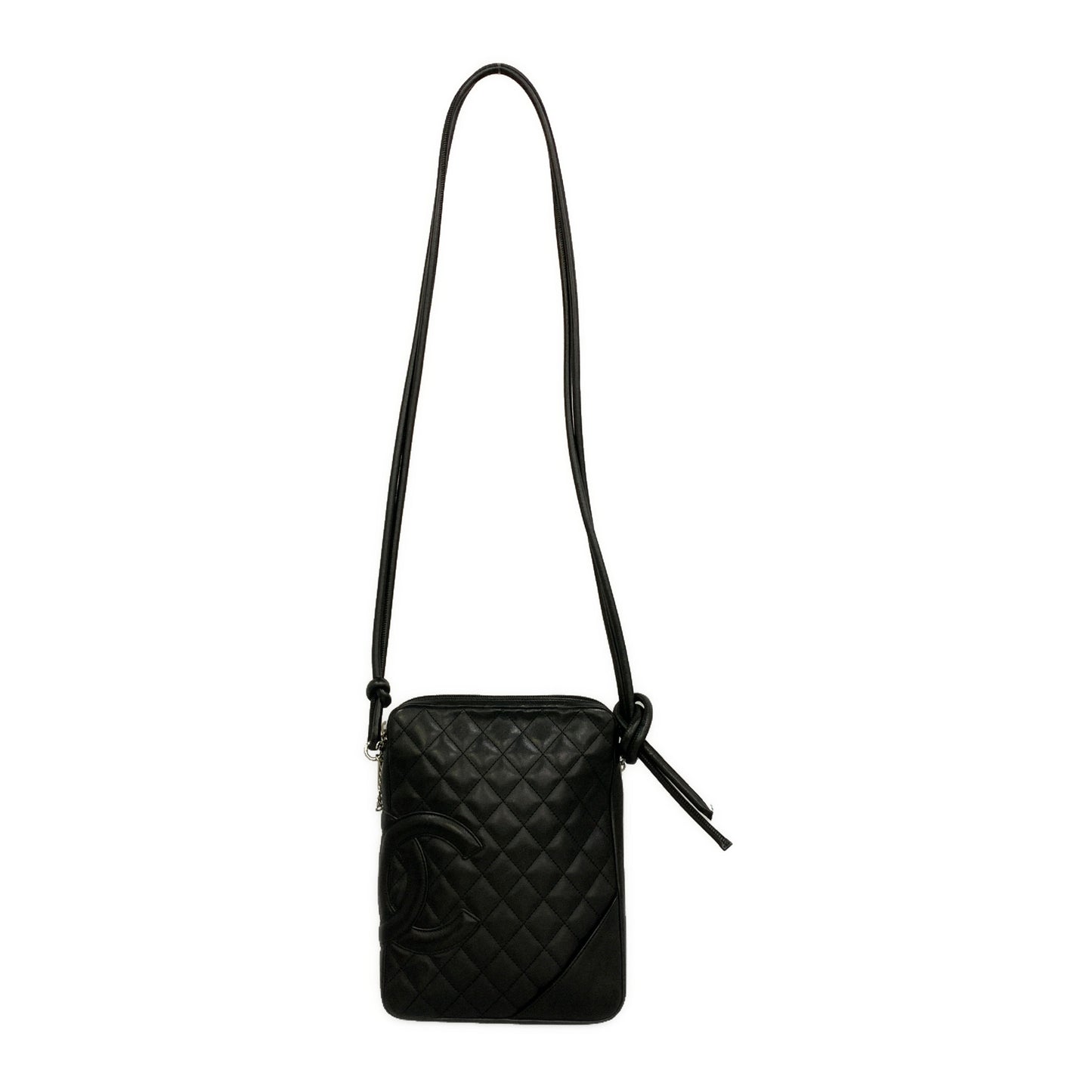 Chanel Cross Body Bag BLK Cowhide Plain A25178 Midium Ligne Cambon Messenger Bag