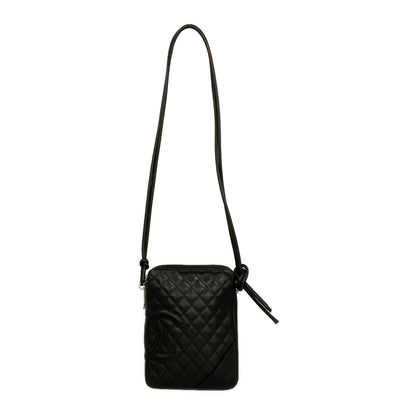 Chanel Cross Body Bag BLK Cowhide Plain A25178 Midium Ligne Cambon Messenger Bag
