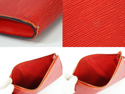 Louis Vuitton Pochette Epi Castilian Red M52947