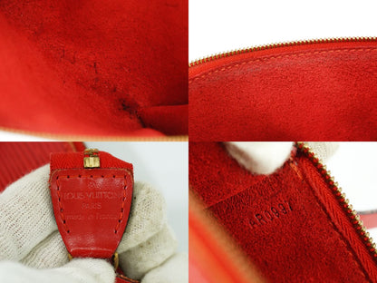 Louis Vuitton Pochette Epi Castilian Red M52947