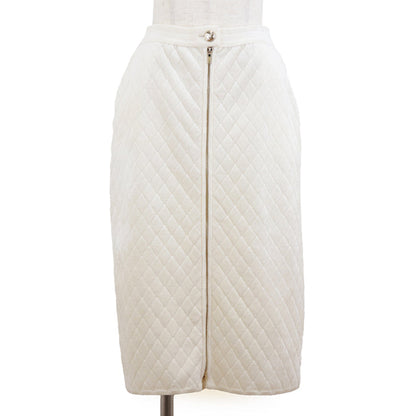 Chanel Quilted Center Zip Skirt P65628