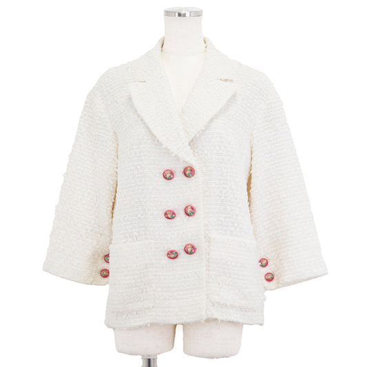Chanel Tweed Double-Breasted Jacket P56048