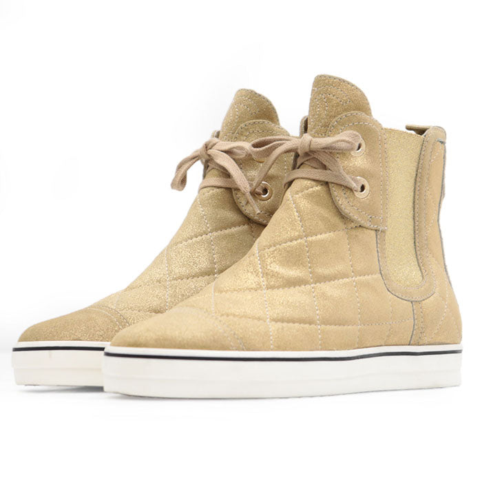 Chanel G28925 Monogram Suede Sneakers