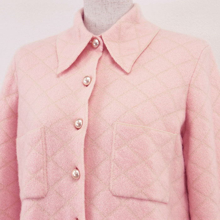 Chanel Matelasse Cashmere Silk Jacket