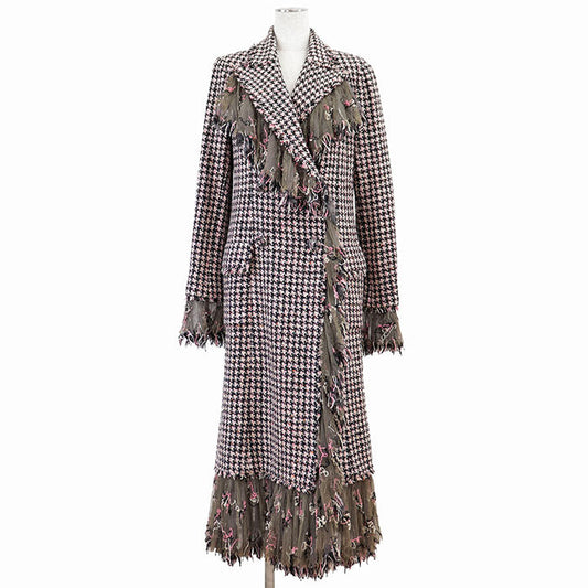 Chanel Wool Silk Long Coat