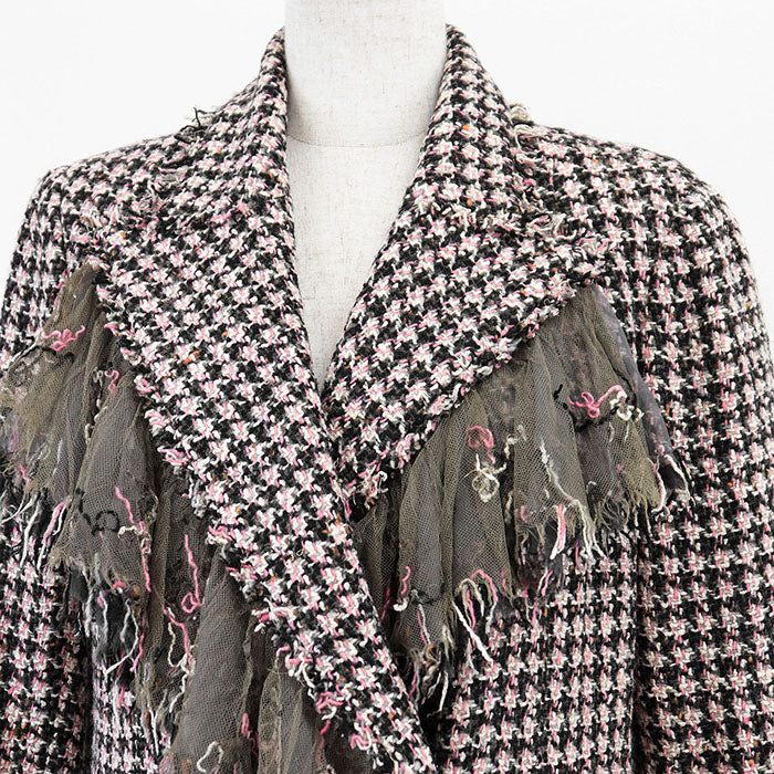 Chanel Wool Silk Long Coat