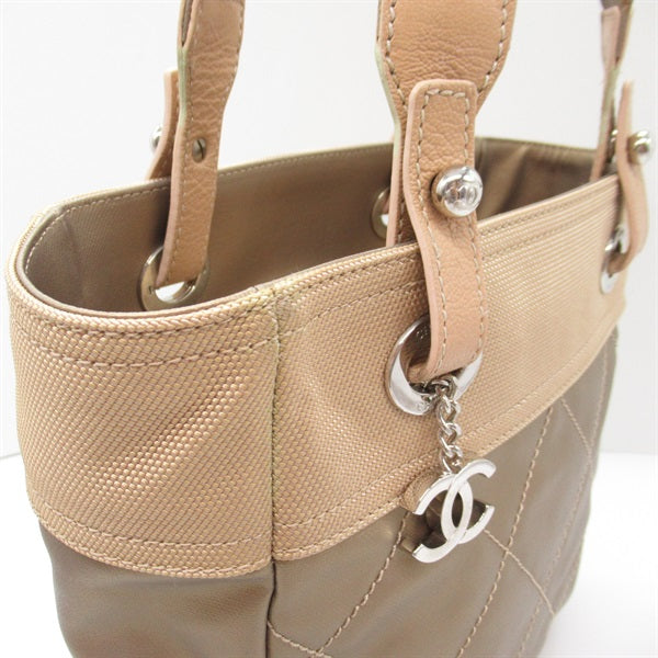 Chanel Paris Biarritz PM Tote Bag Canvas Tote Bag 11888547 in Good condition
