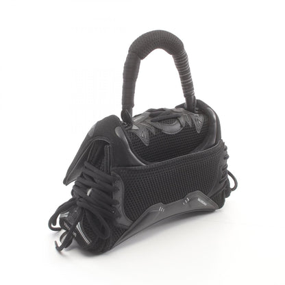 Balenciaga Leather Fabric Top Handle Bag 661723