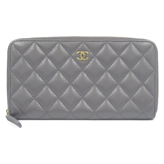 Chanel Matelasse Leather Long Wallet